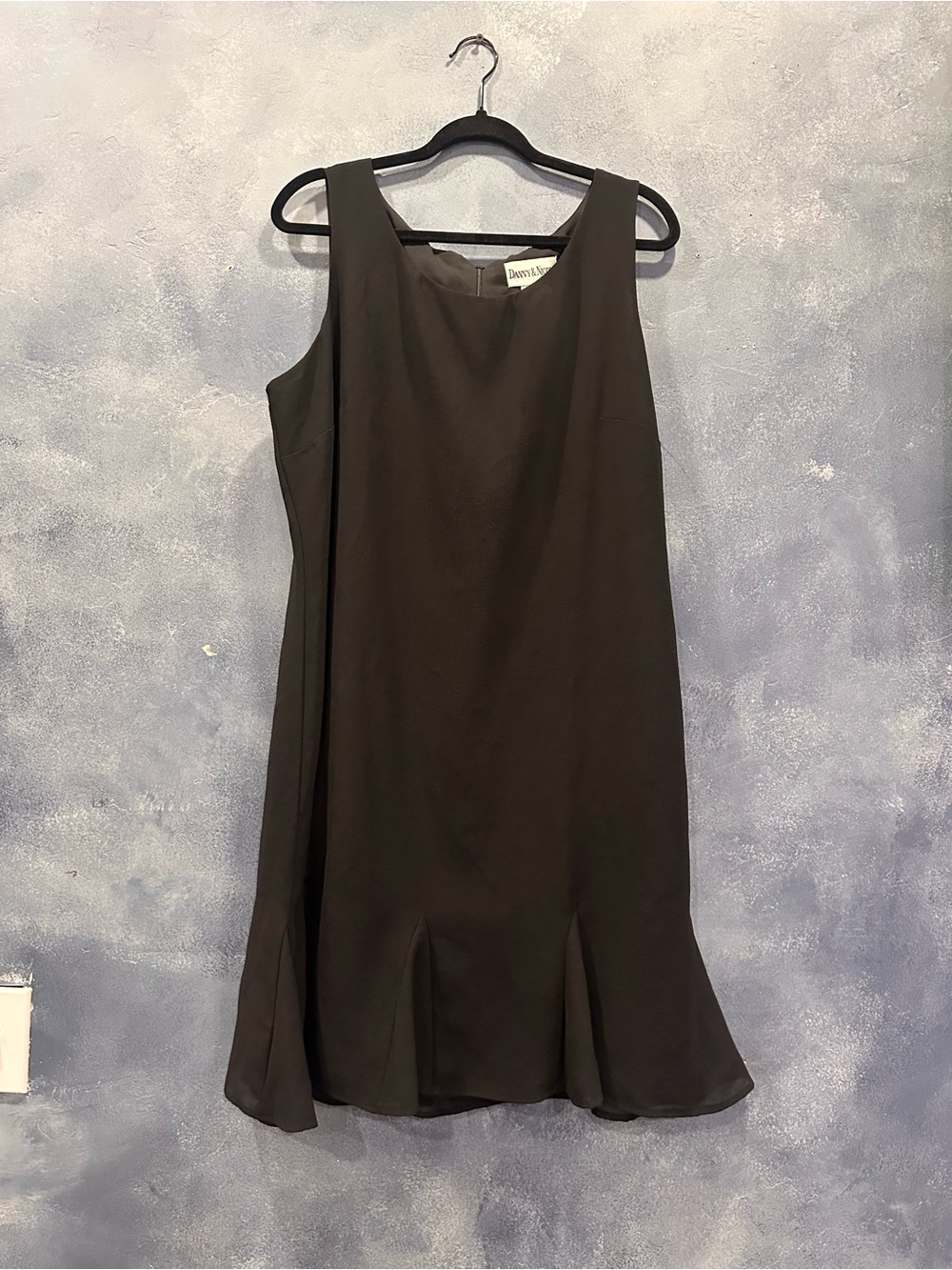 Danny & Nicole Black Sleeveless Mini Dress